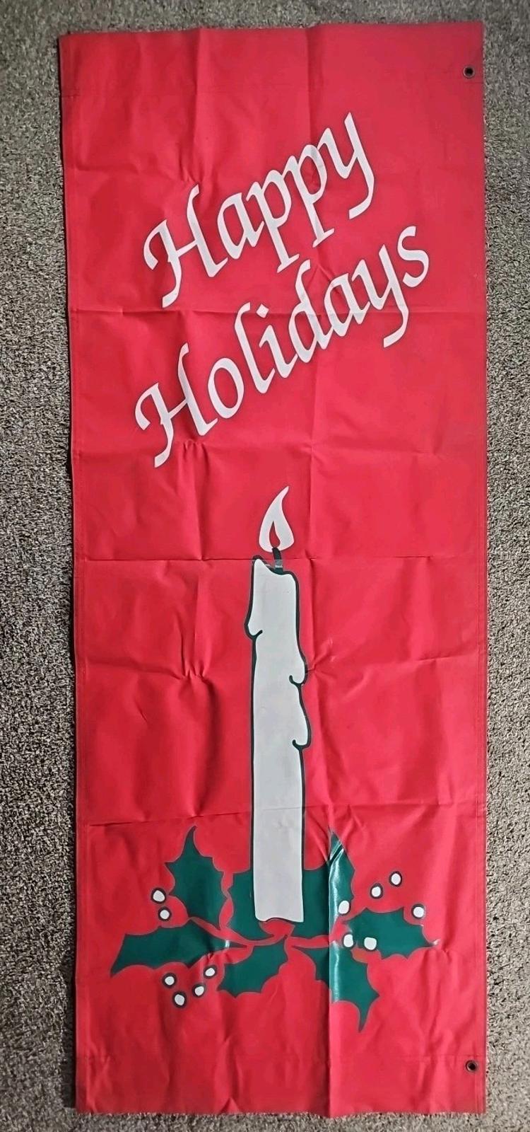 Approx 72" Happy Holidays City Street Banner