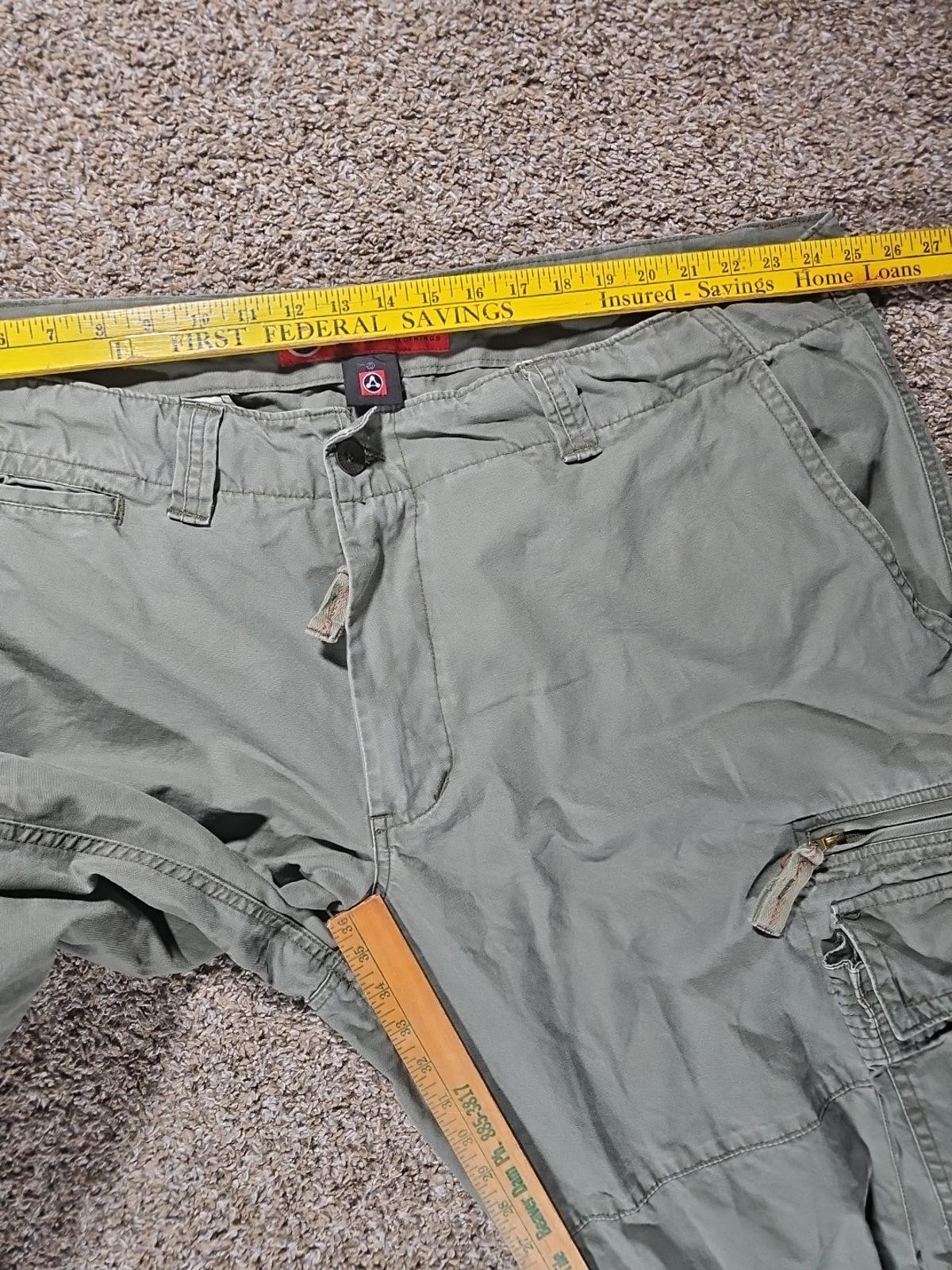 Y2K Molecule Cool Fusion Clothing Sz 50 Cargo Pants HEAVY
