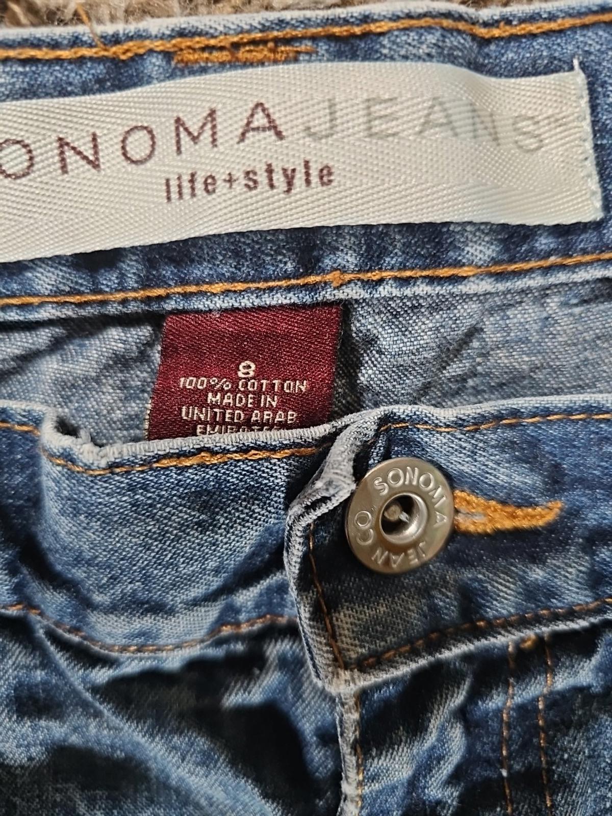 SONOMA Petite Women's Blue Modern Fit Size 8