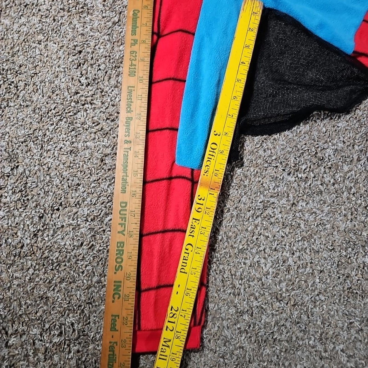 Marvel Spider-Man Superhero Kids Hooded Pajamas Suit L 12-14