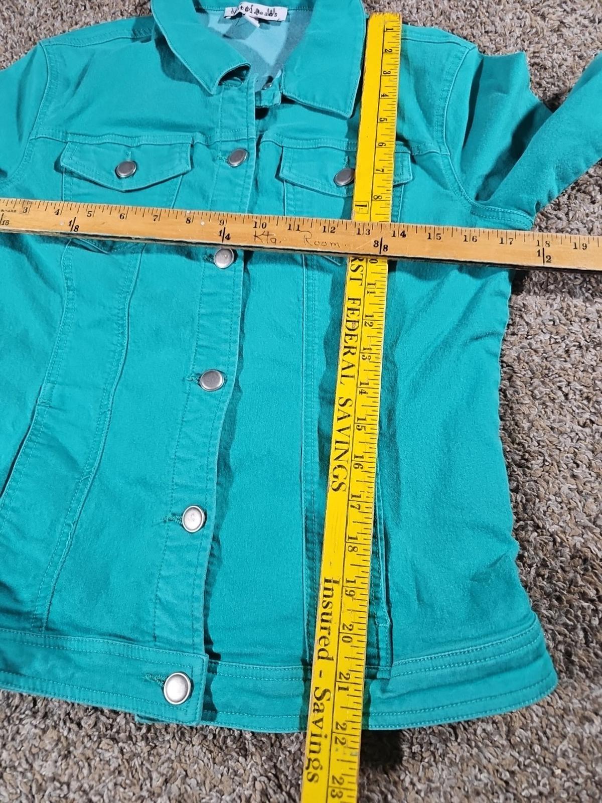 Tribal.Jeans Medium Turquoise Denim Jacket