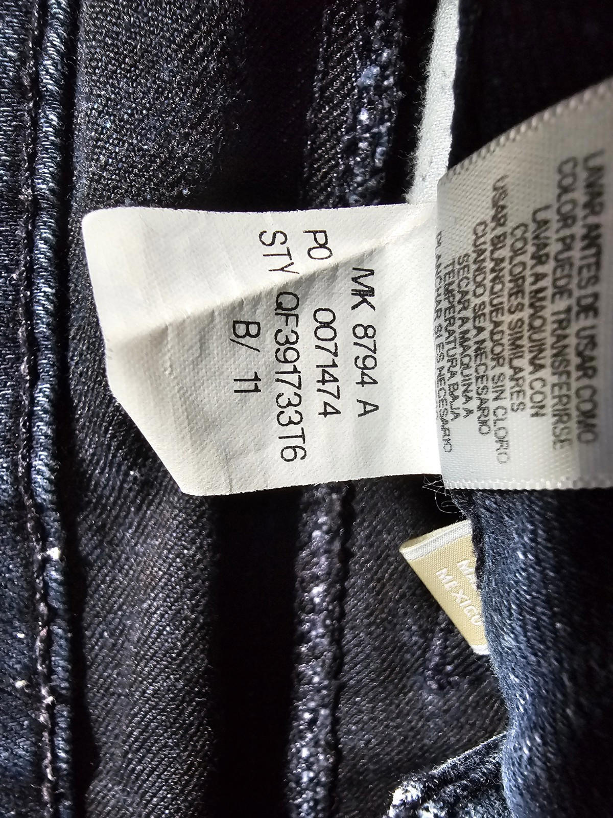MK Michael Kors Womens sz 10 Tapered Mid Rise Stretch Jeans