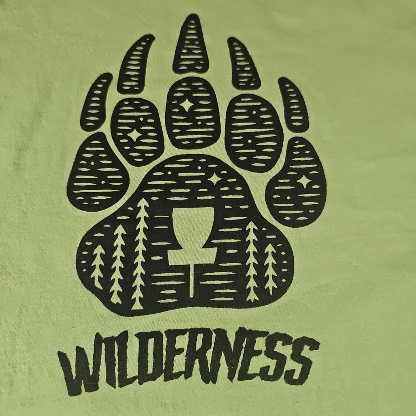 Hanes Perfect Green Wilderness Frisbee Golf Shirt XL