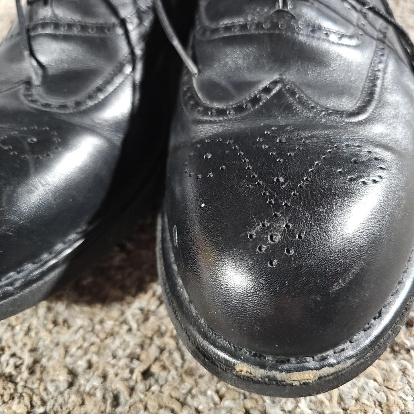 Dresssports By Rockport 14W Wingtip Black Dress Shoes