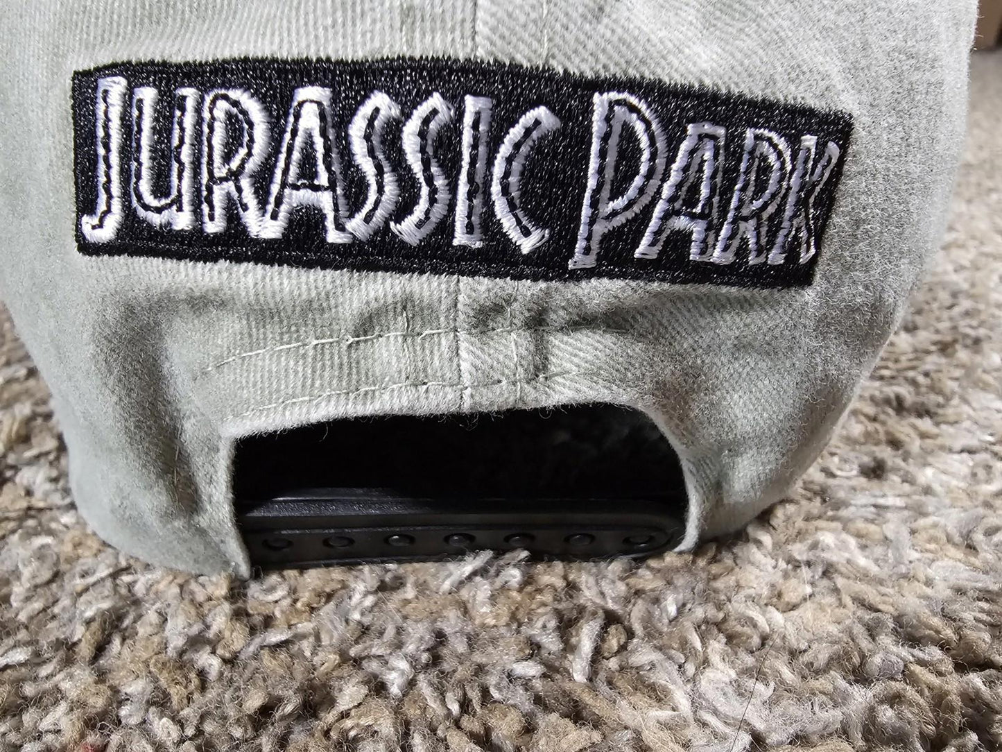 Jurassic Park Youth Hat  Iconic Dinosaur Logo, Adjustable