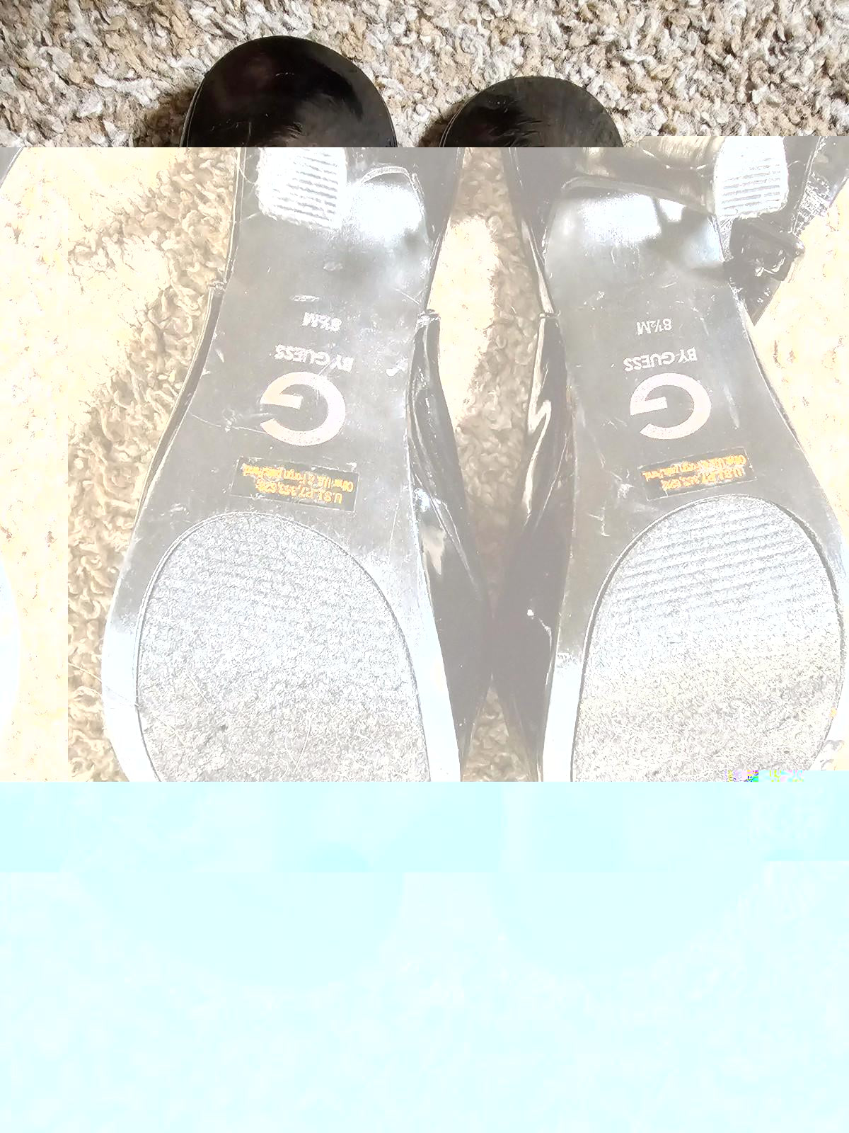 g by guess heels black Flower 8.5M