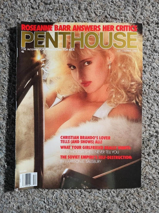 Vintage Penthouse Magazine December 1990 Diana Van Laar Center & Cover