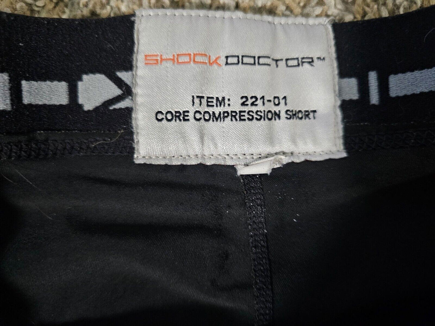 ShockDoctor Core Compression Shorts NutCup Pocket - DAMAGE