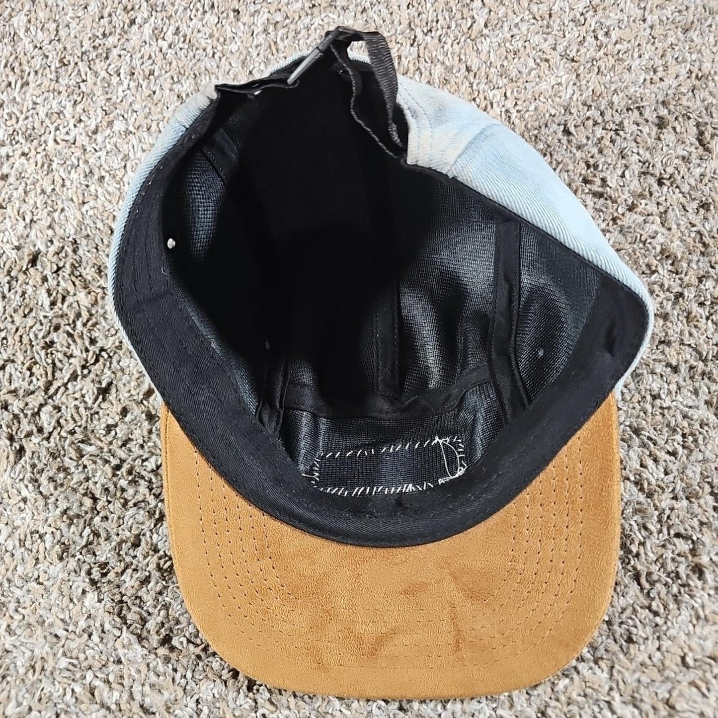Karate Denim & Suede Panel Hat Claspback