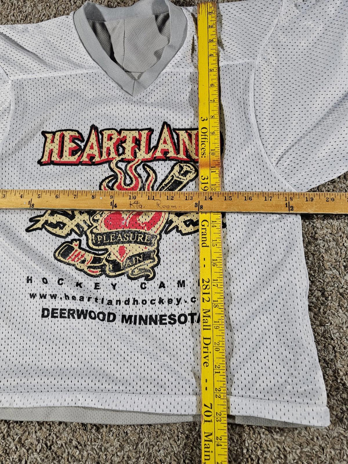 K1 Heartland Hockey Camps Reversible Jersey White Gray