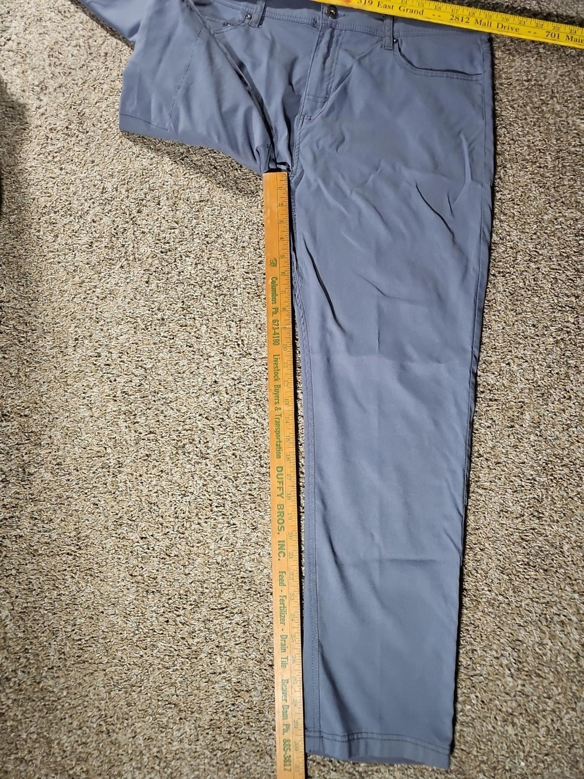Gerry 38x32 Outdoor Hiking Pants Blue Gray Small Burn