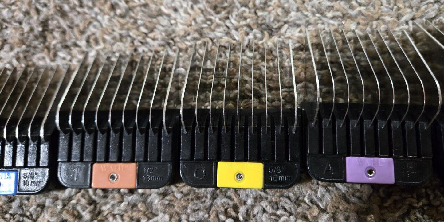 Stainless Steel Hair Clipper Attachment Comb Set Moser Wahl Ermila 1247-7440