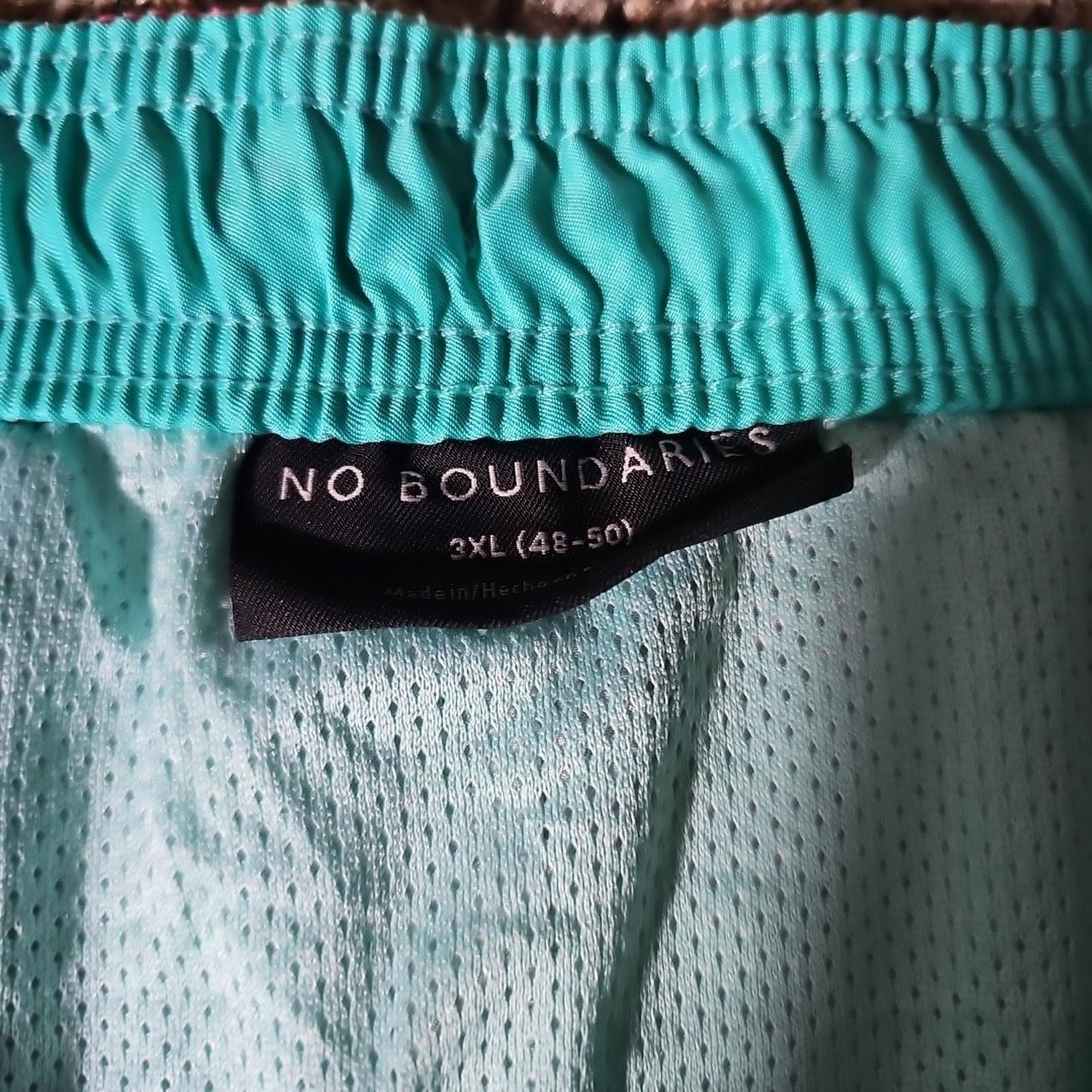 No Boundaries 3XL Sharks Donuts Swim Trunks