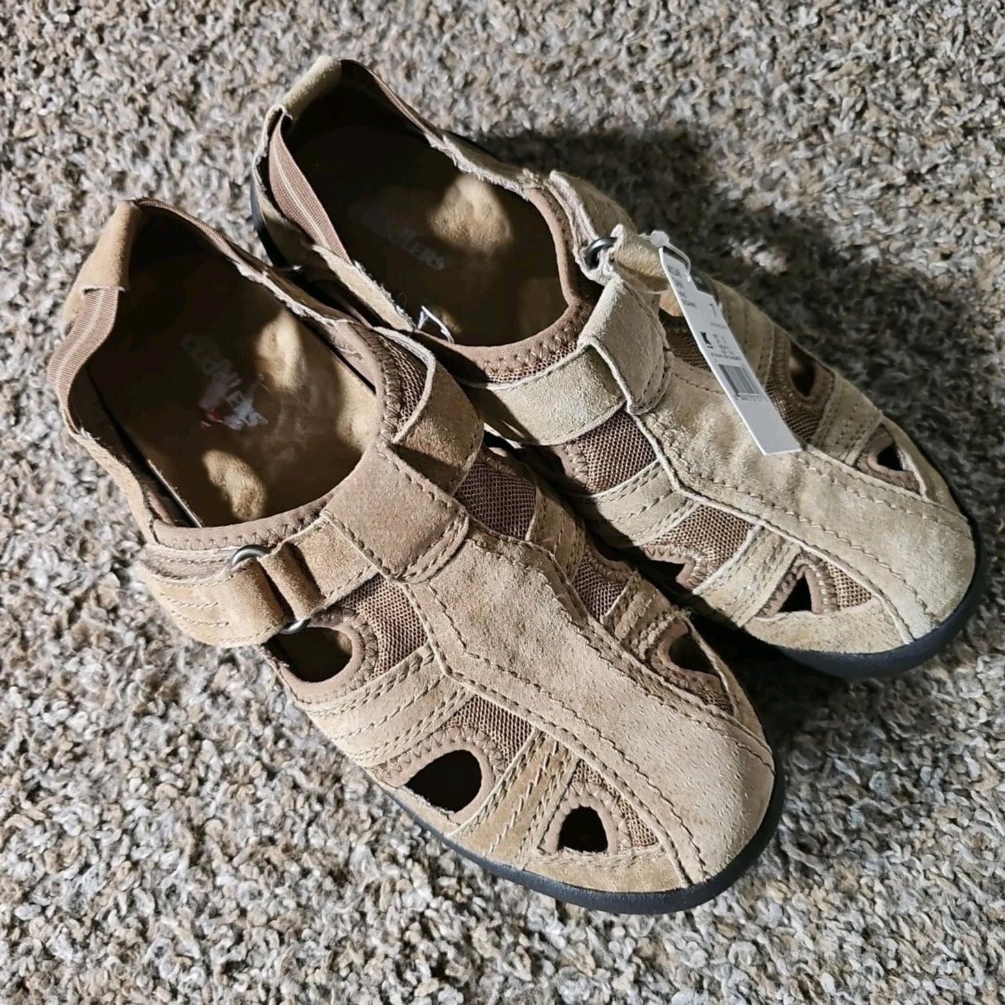 Cobbie Cuddlers Suzanne Women's 7W Leather Sandal Shoes NWT