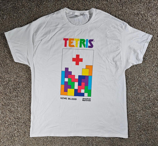 Tetris x American Red Cross Men's XL Shirt 40th Anniversary