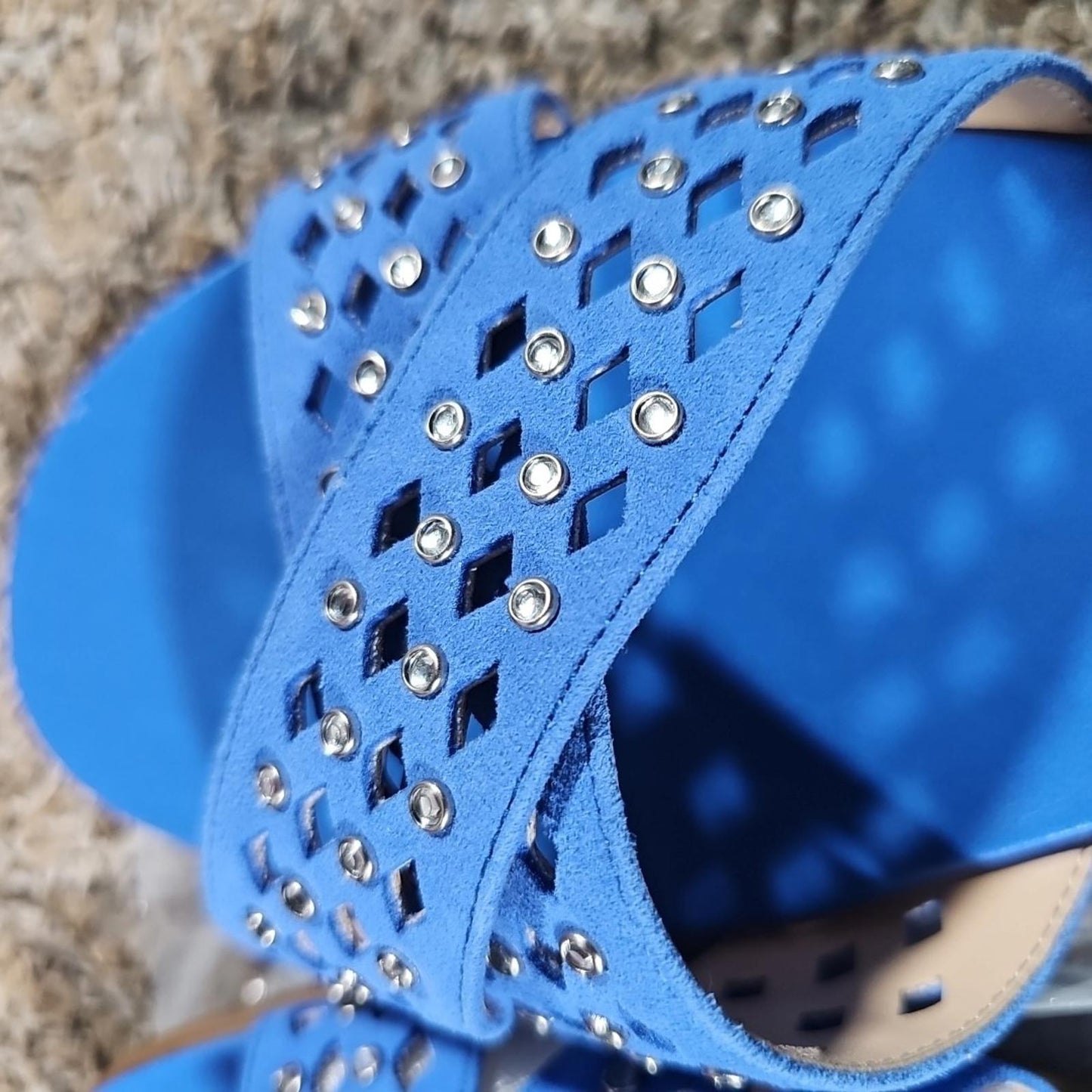 vince camuto vc-endana Poolside Blue sandals 8.5M NIB NWD