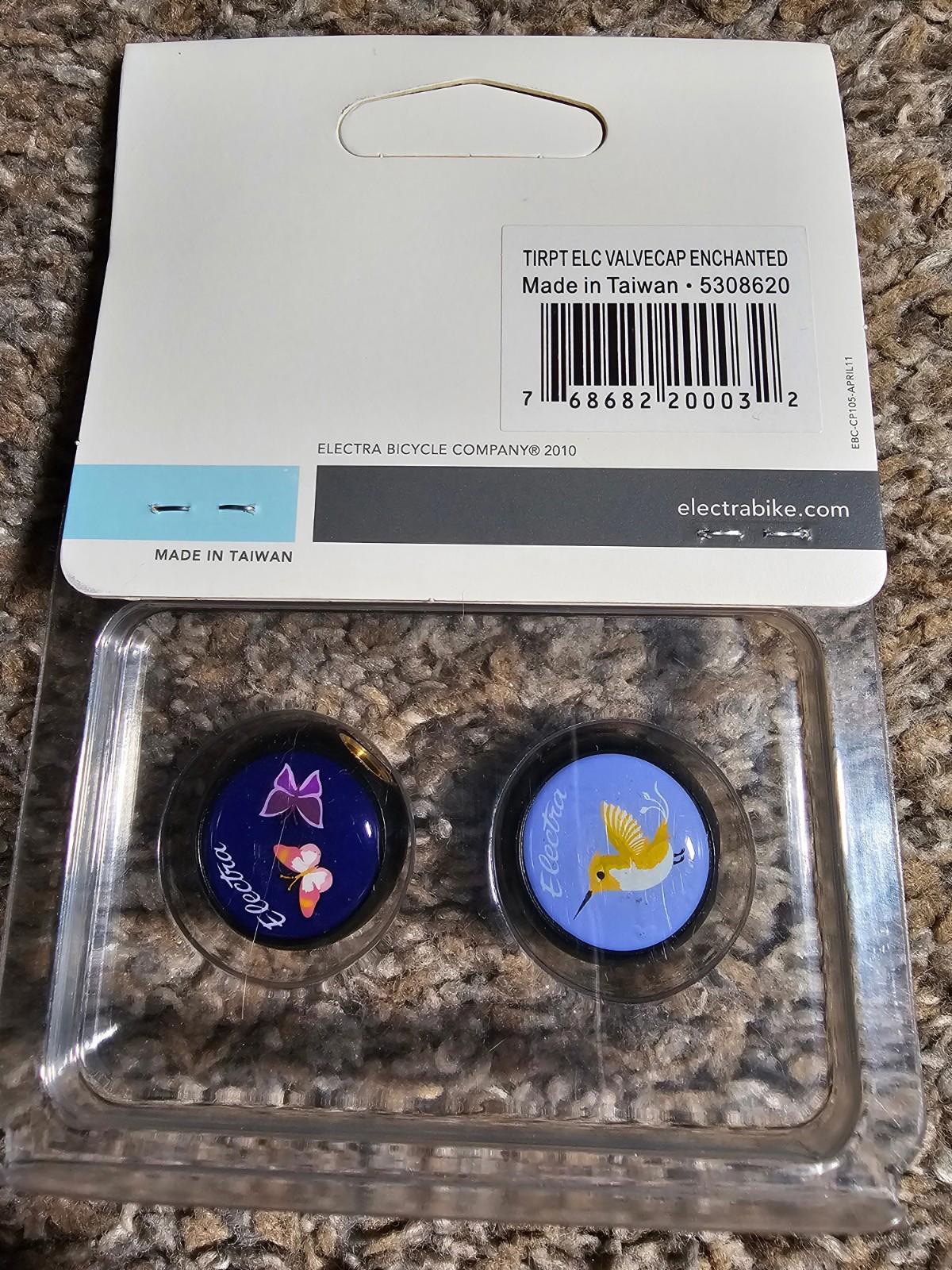 *NEW* Electra Bicycle Company TREK Enchanted Butterfly Bird Valve Caps