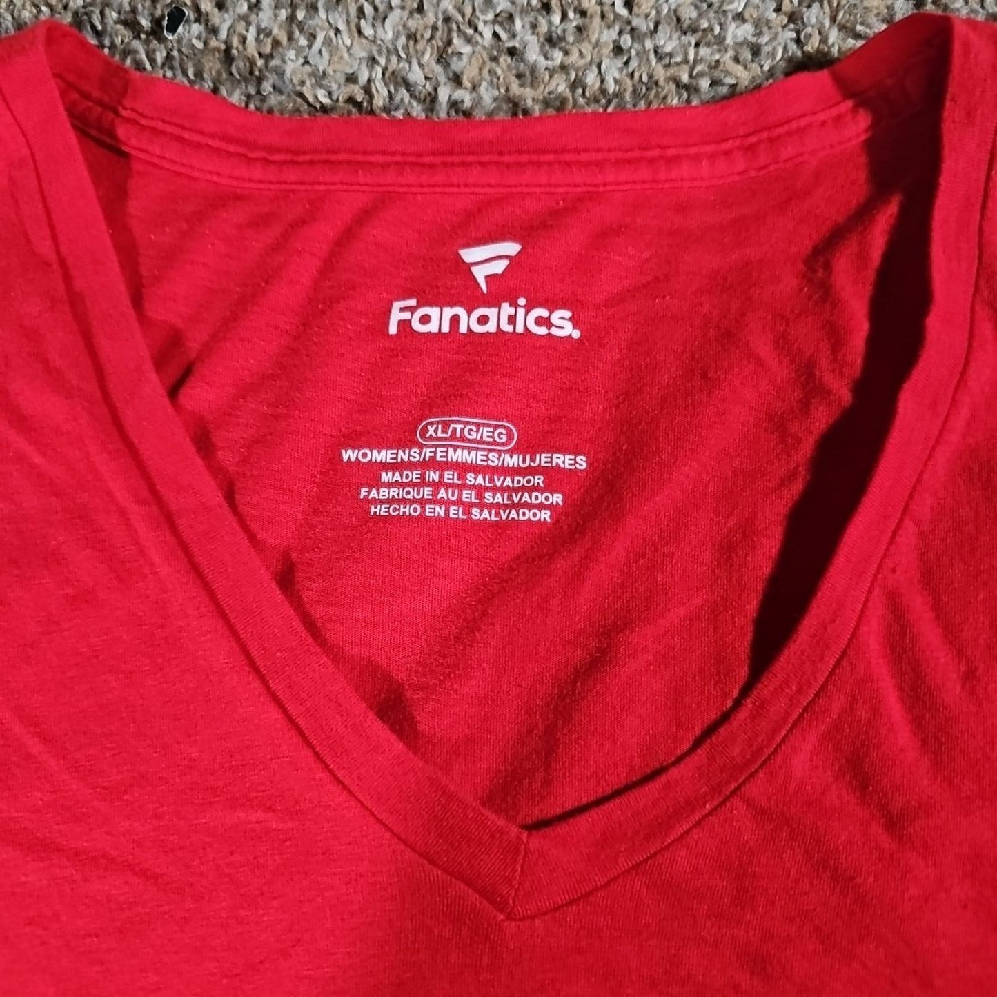 Fanatics XL Vneck WI Badgers 2020 Rose Bowl Tshirt