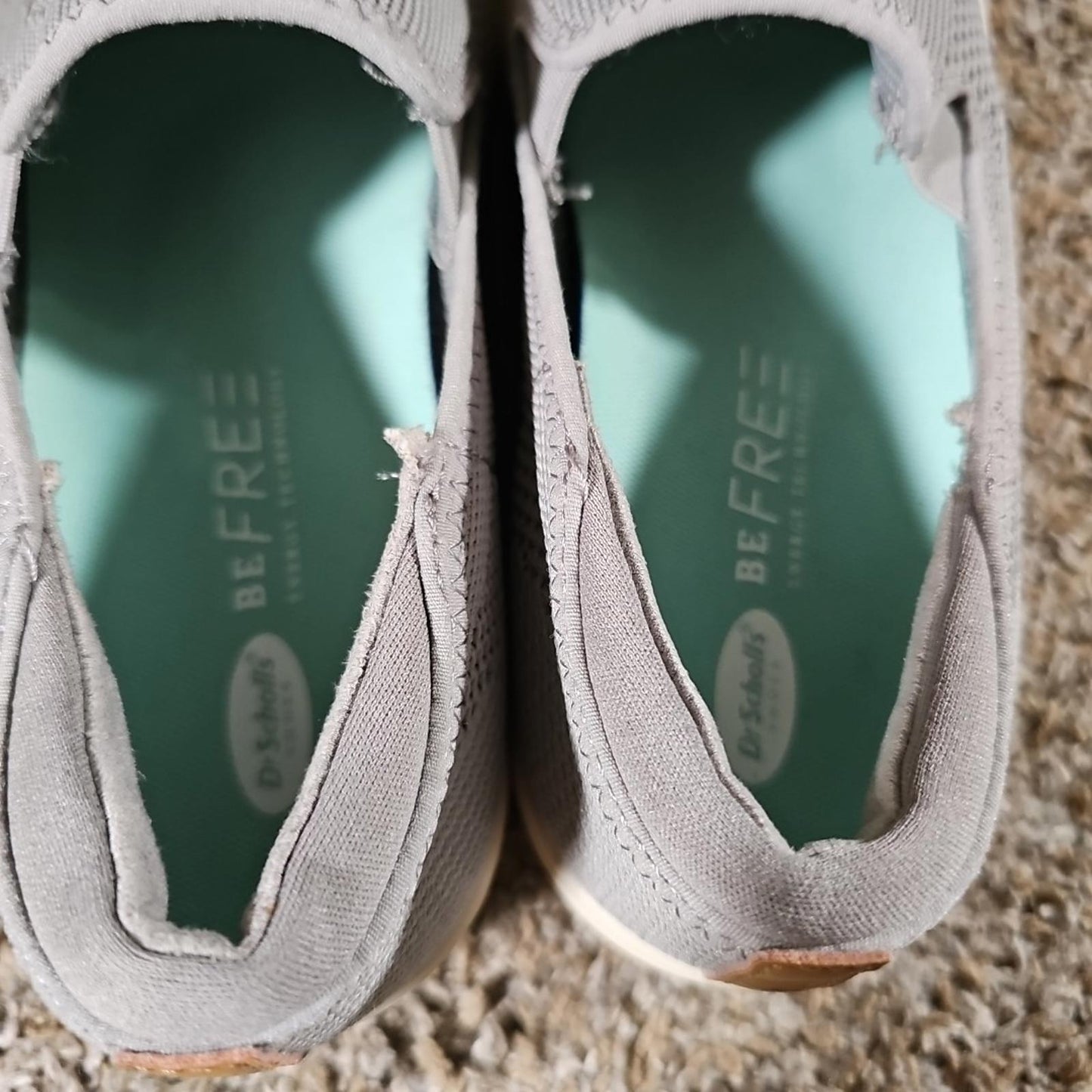 Dr. Scholl's Be Free Be You Gray Slip On Loafers 9.5M UK6.5