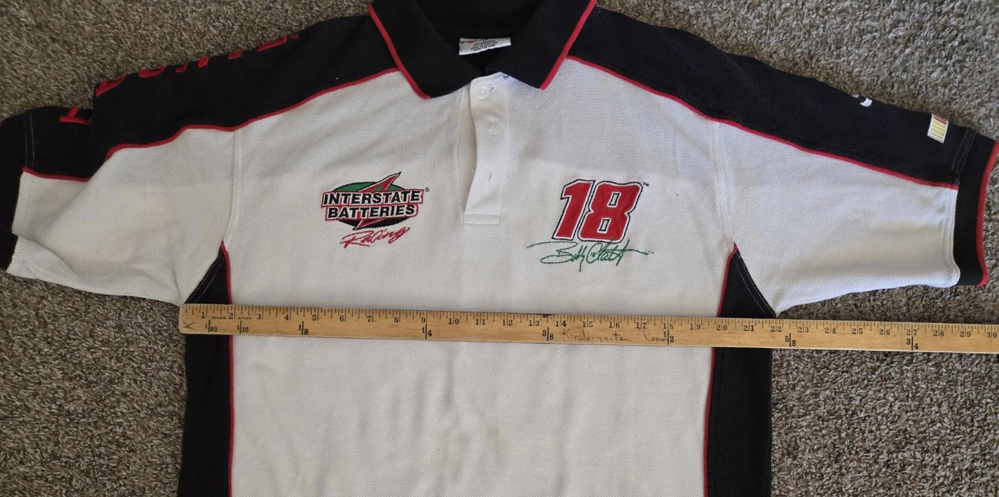 Chase Authentics Interstate Batteries Bobby Labonte #18 polo