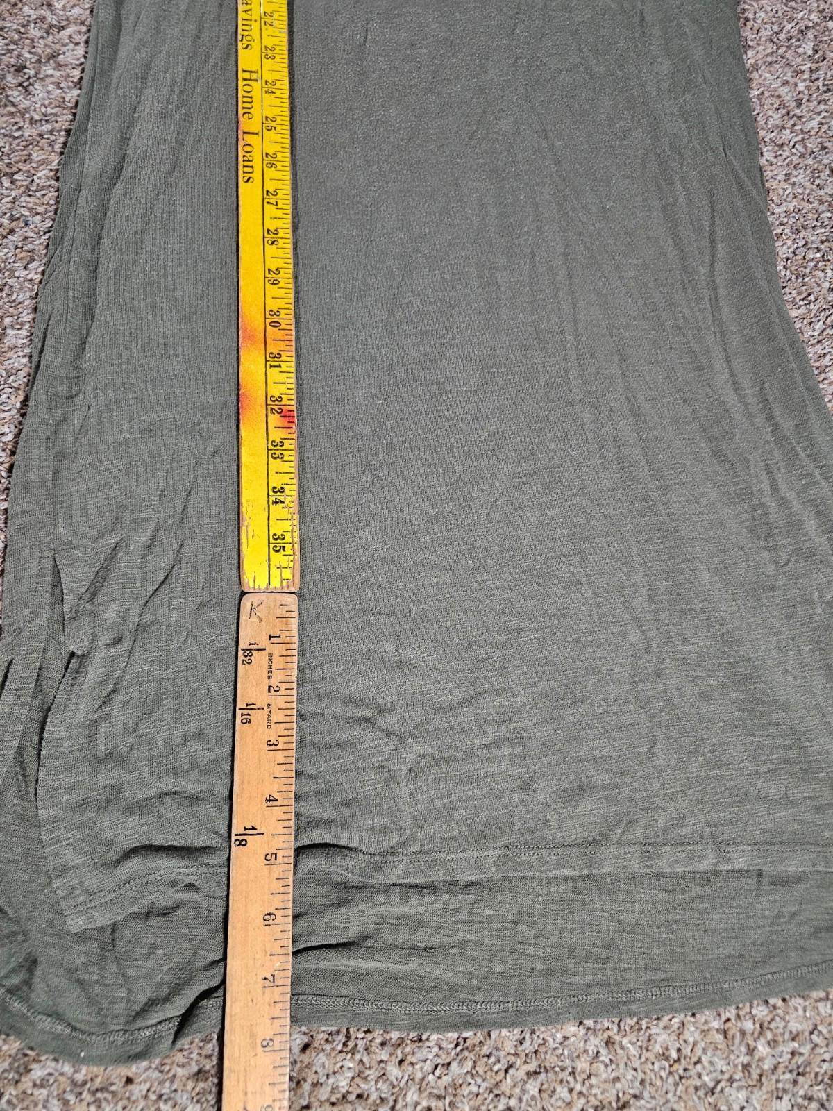 Madewell Dress Medium Green Midi Casual Everyday Boho