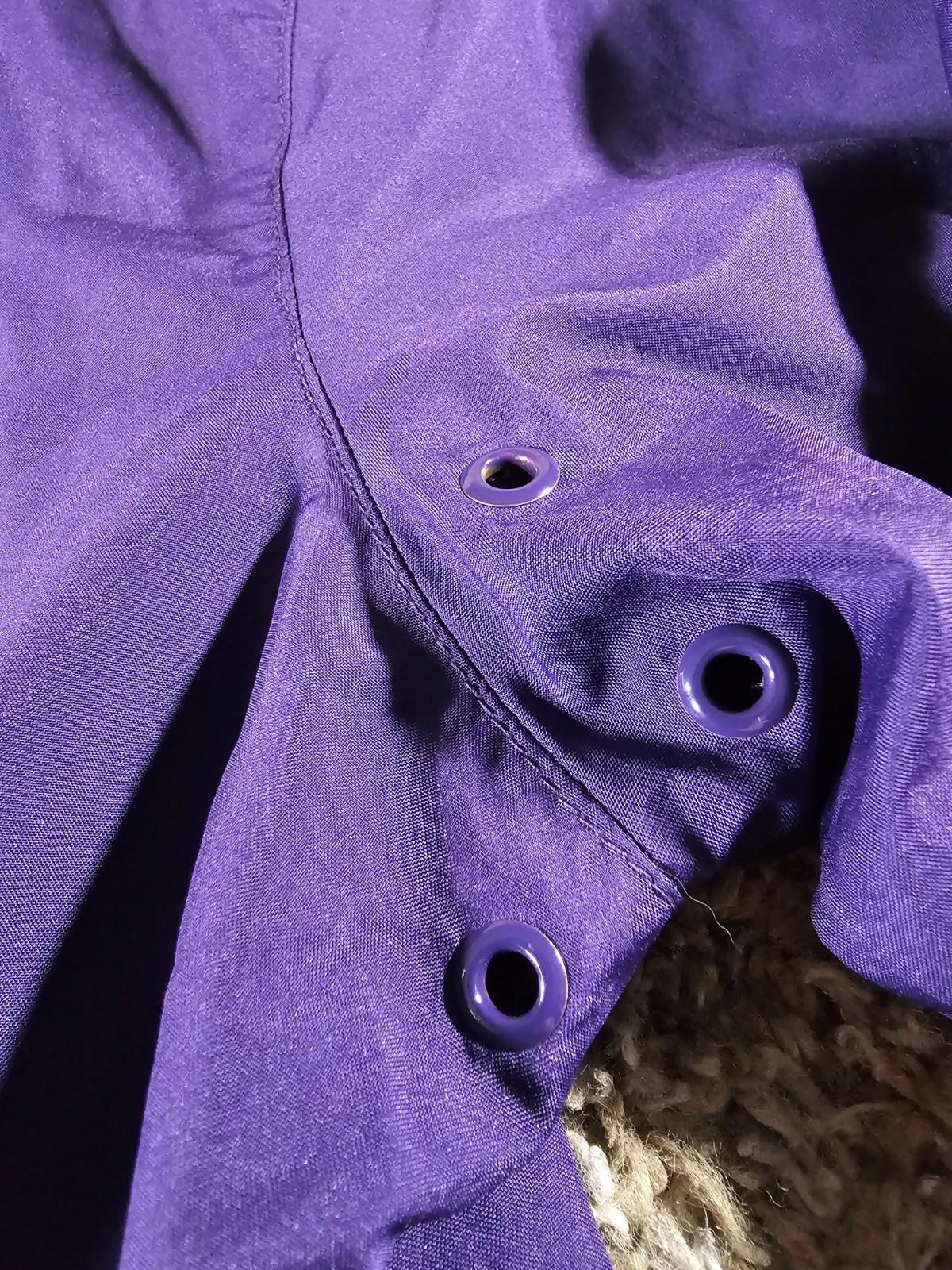 Full Zip Purple New Balance Jacket Vented Zip Pockets LARGE
