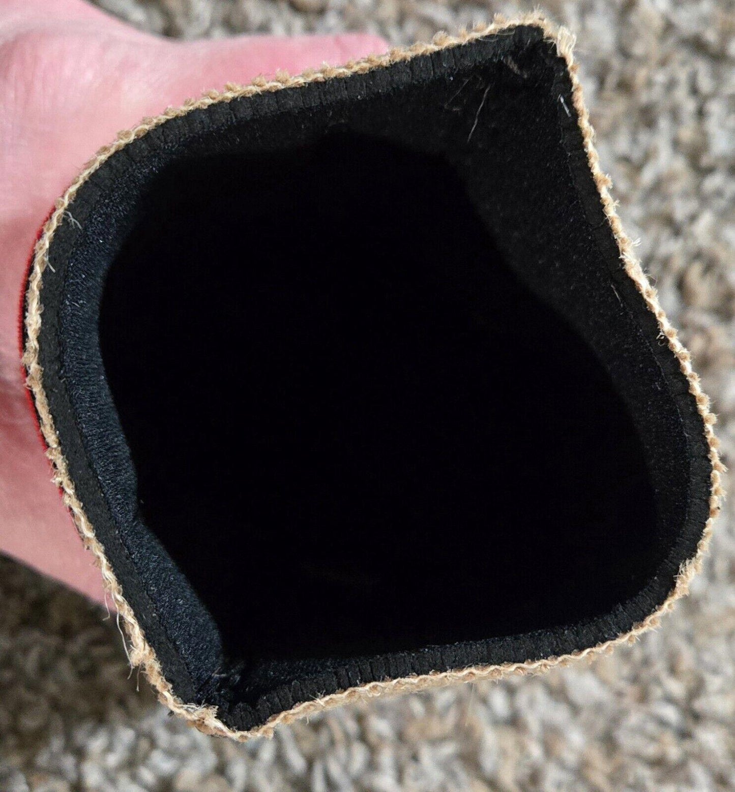 Burlap Alliance Tire Can Coozie With Pocket