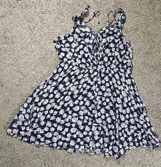 Disney Collection By Lauren Conrad Floral Teapot Dress XXL