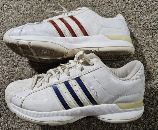 adidas pro model art 678104 blue red stripes 2008 Size 15