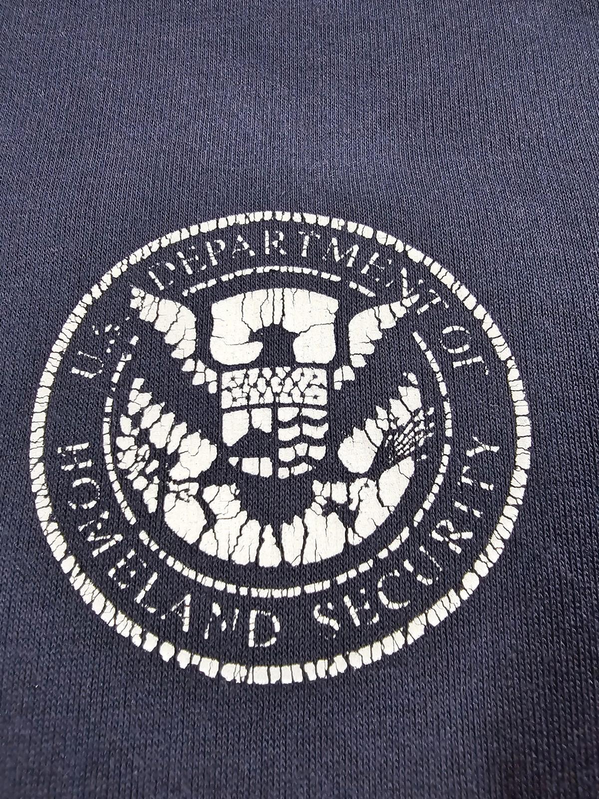Champion Authentic fullzip Dept Homeland Security hoodie L