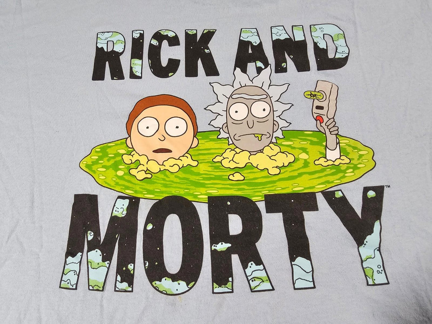 Rick and Morty Men's XL T-shirt Ripple Junction Adult Swim