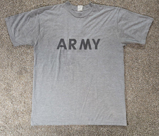 US Army Physical Fitness Uniform Short Sleeve Shirt Large