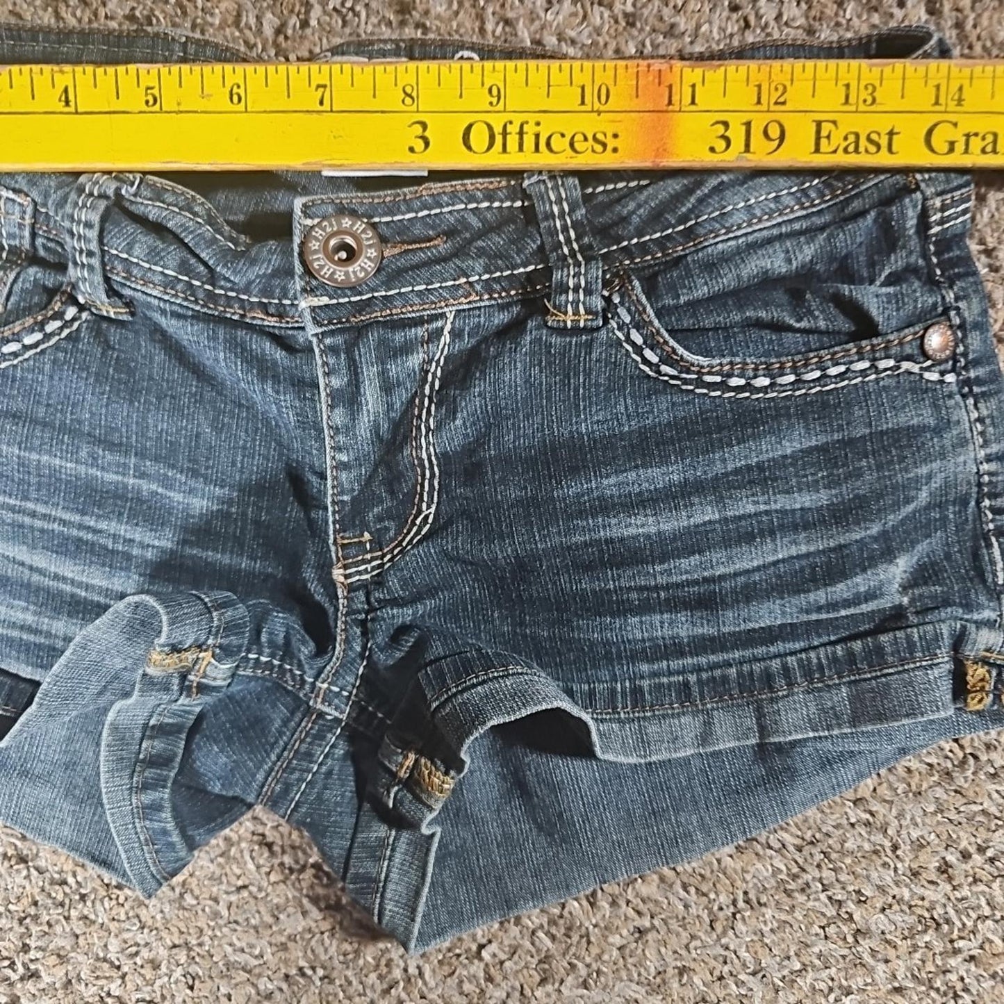 H2J By Hydraulic Cuffed Denim Shorts sz 5/6