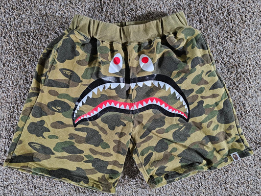 A Bathing Ape Camo Sweat Shorts BAPE Streetwear XL No string