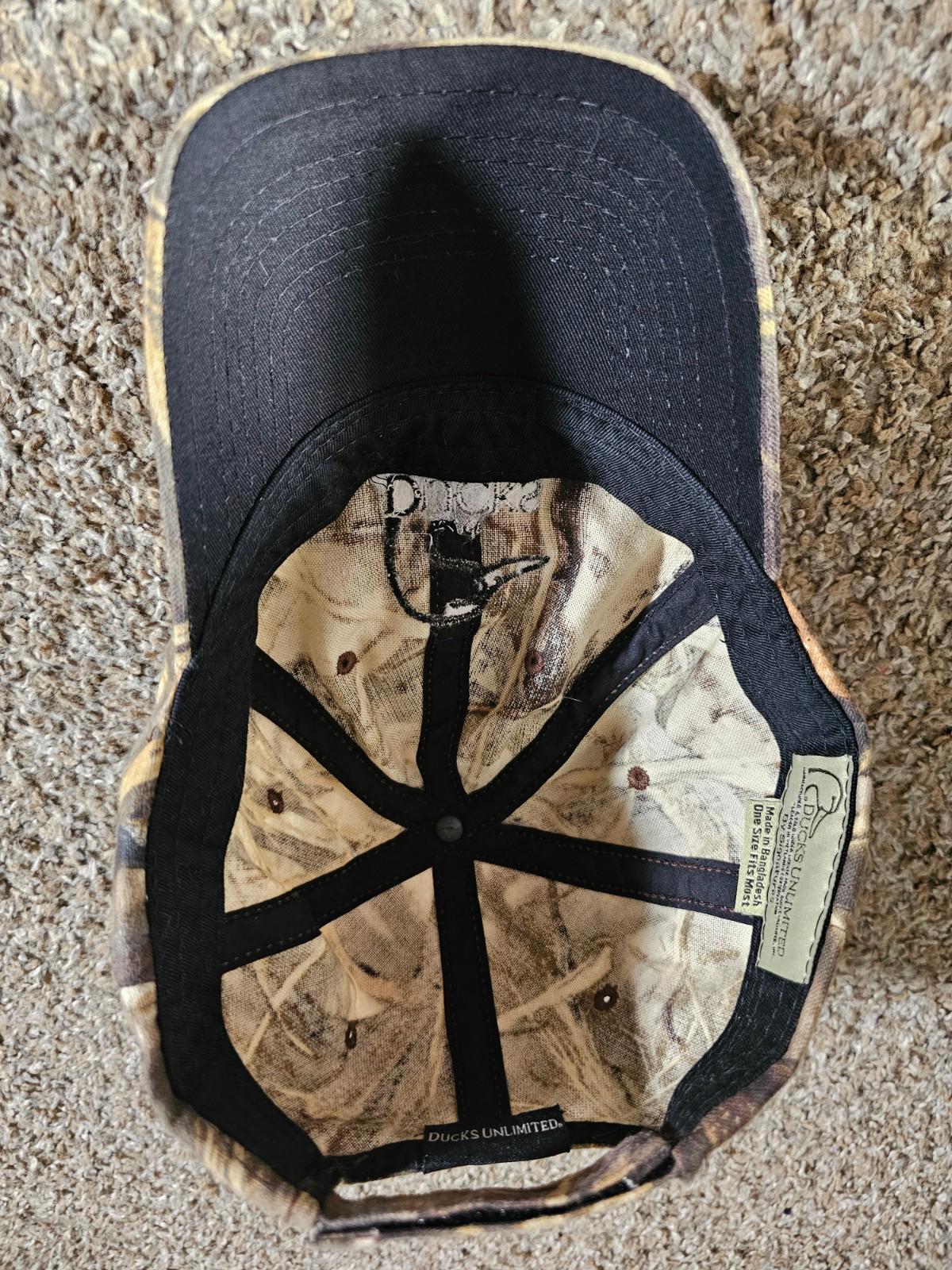Ducks Unlimited Grass Camo Strapback Hat