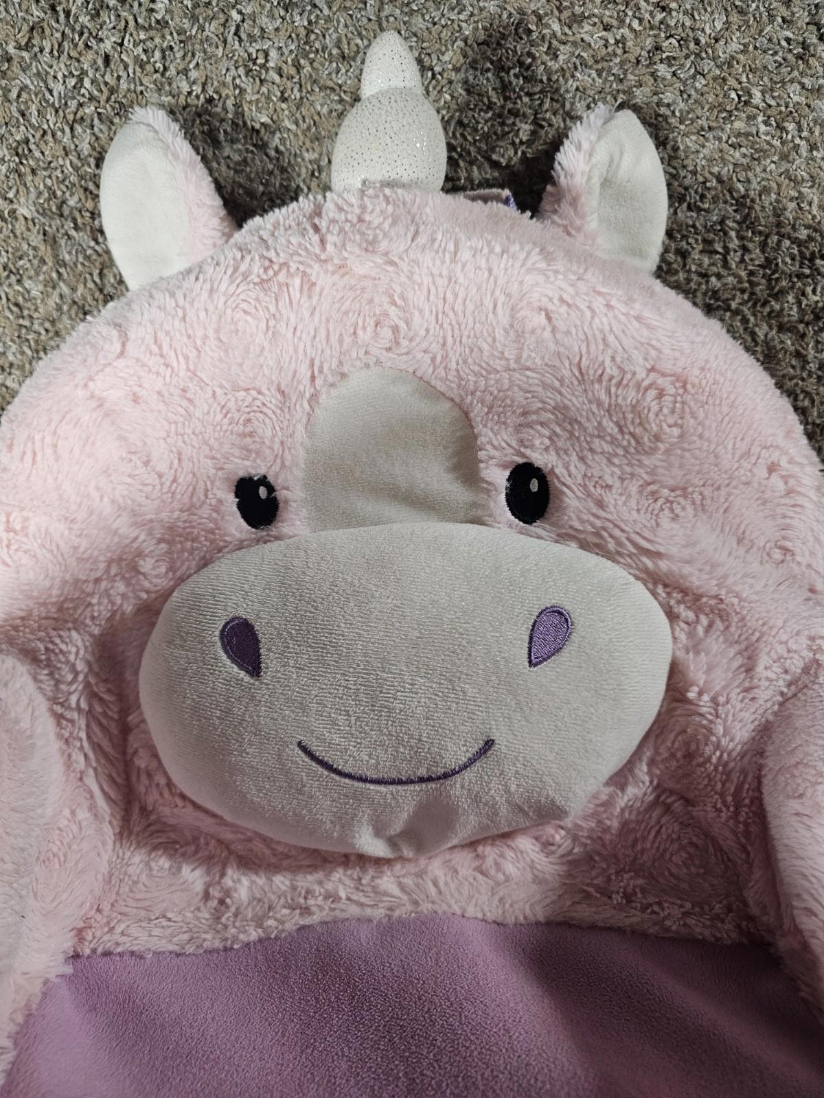 Pink Unicorn Plush Kids Soft Landing Chair Toddler