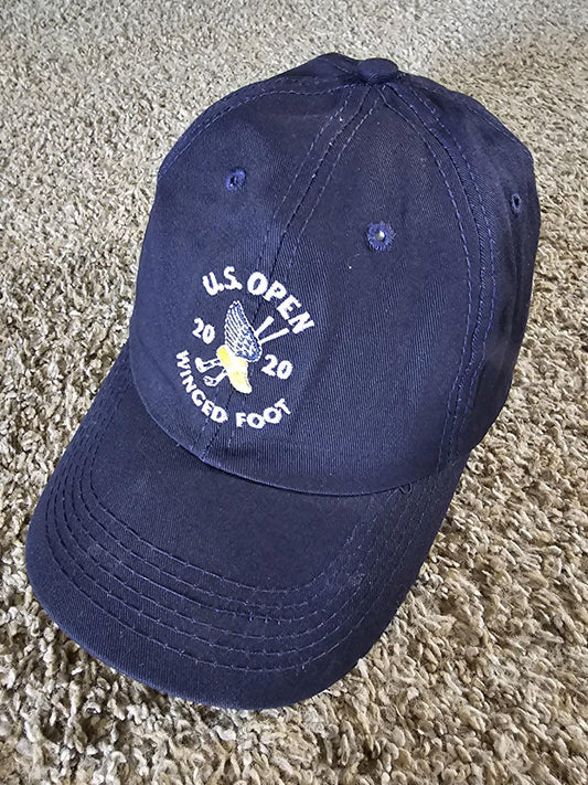 US Open 2020 Winged Foot Golf Cap Hat Blue USGA Member