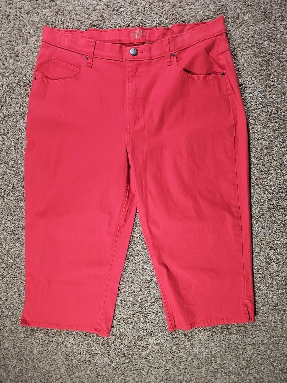 Riders By Lee Pink Capri Pants 36x19