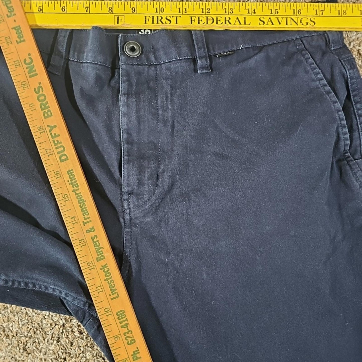 Hurley Sz 36 Navy Blue Shorts