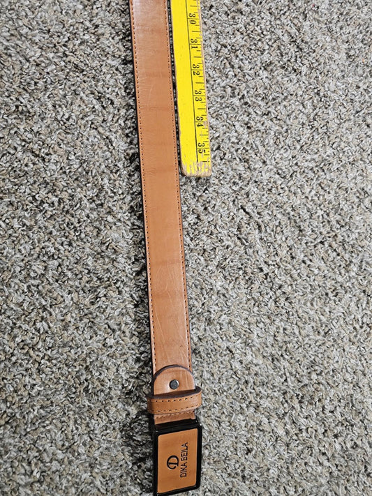 DIKA BEILA Mens Leather Belt Brown Very Soft