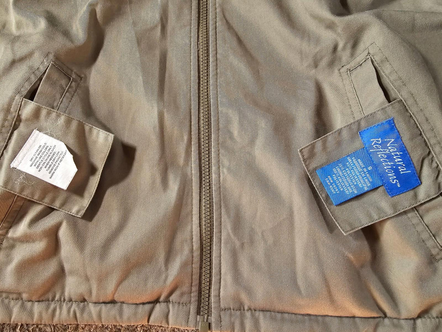 Natural Reflection reversible fleece fullzip jacket Unisex S
