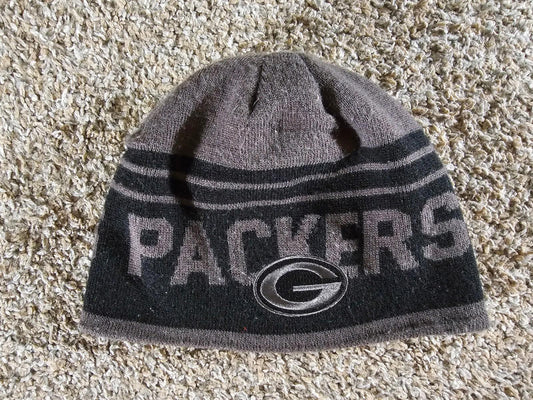 Green Bay Packers Winter Beanie Hat Gray OSFA