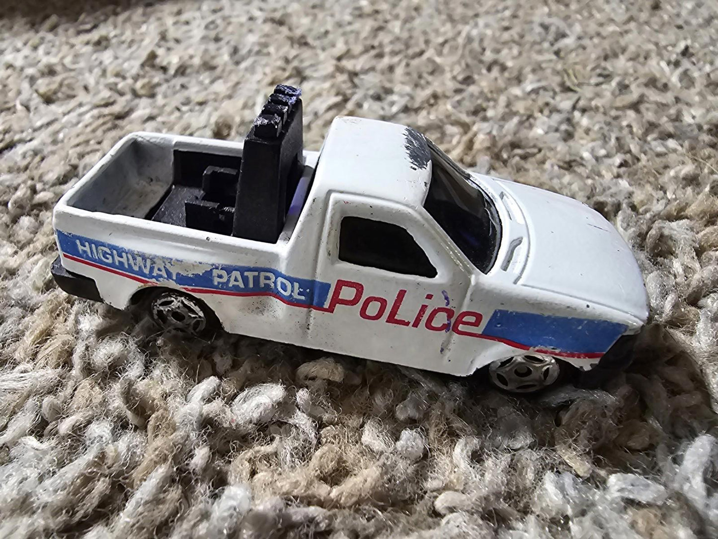 Rare Police Highway Patrol Diecast and Plastic Toy Car