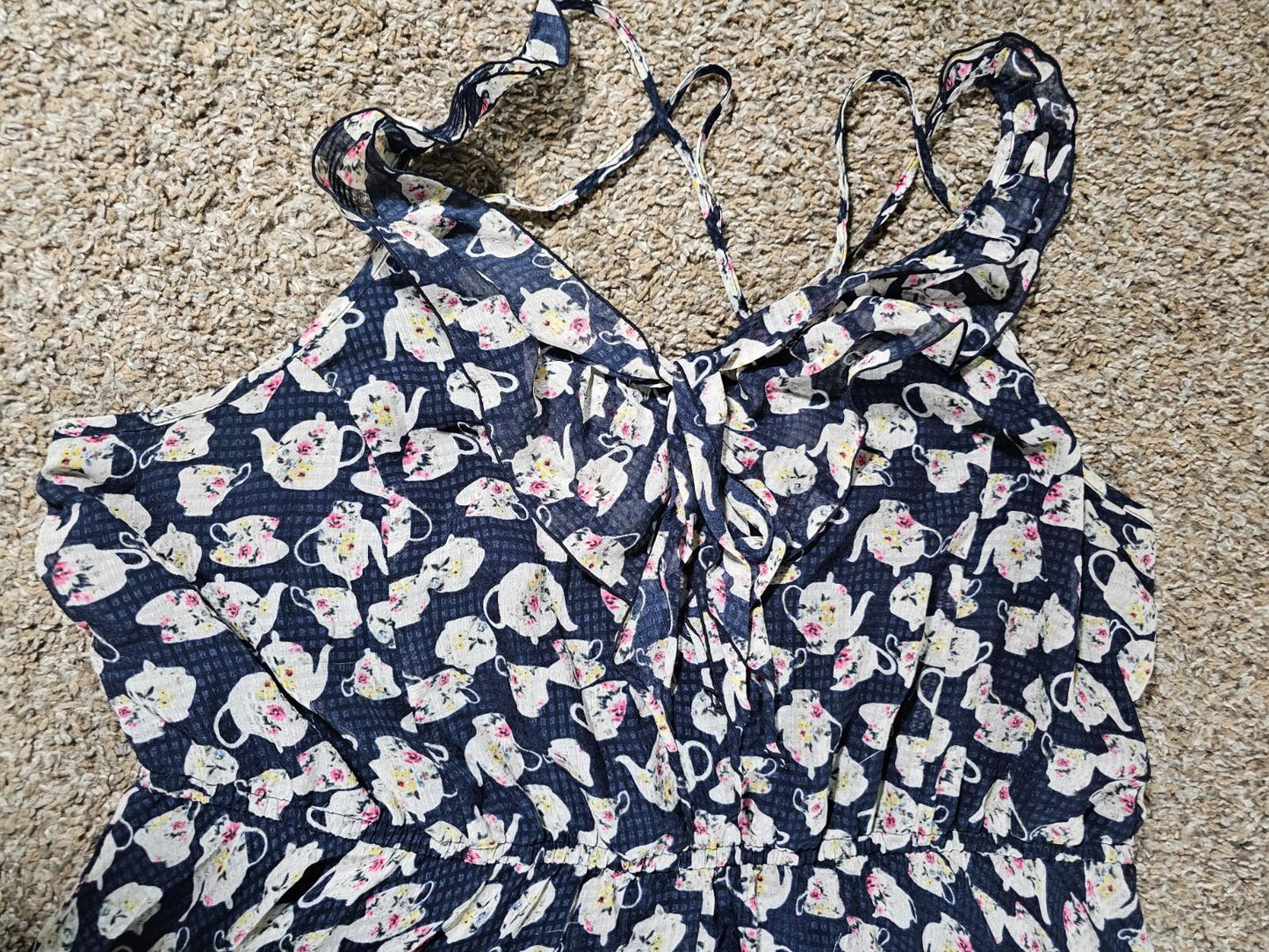 Disney Collection By Lauren Conrad Floral Teapot Dress XXL