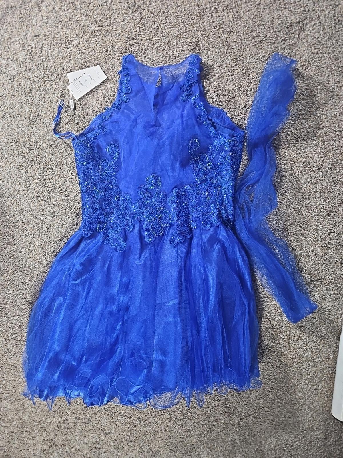 Anny Lee Bridal SP6076 2XL Royal Blue Dress