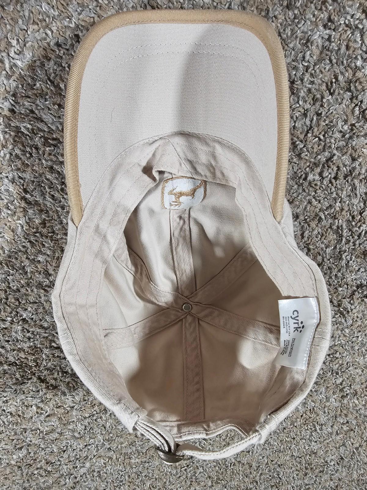 John Deere Adjustable Hat Khaki color