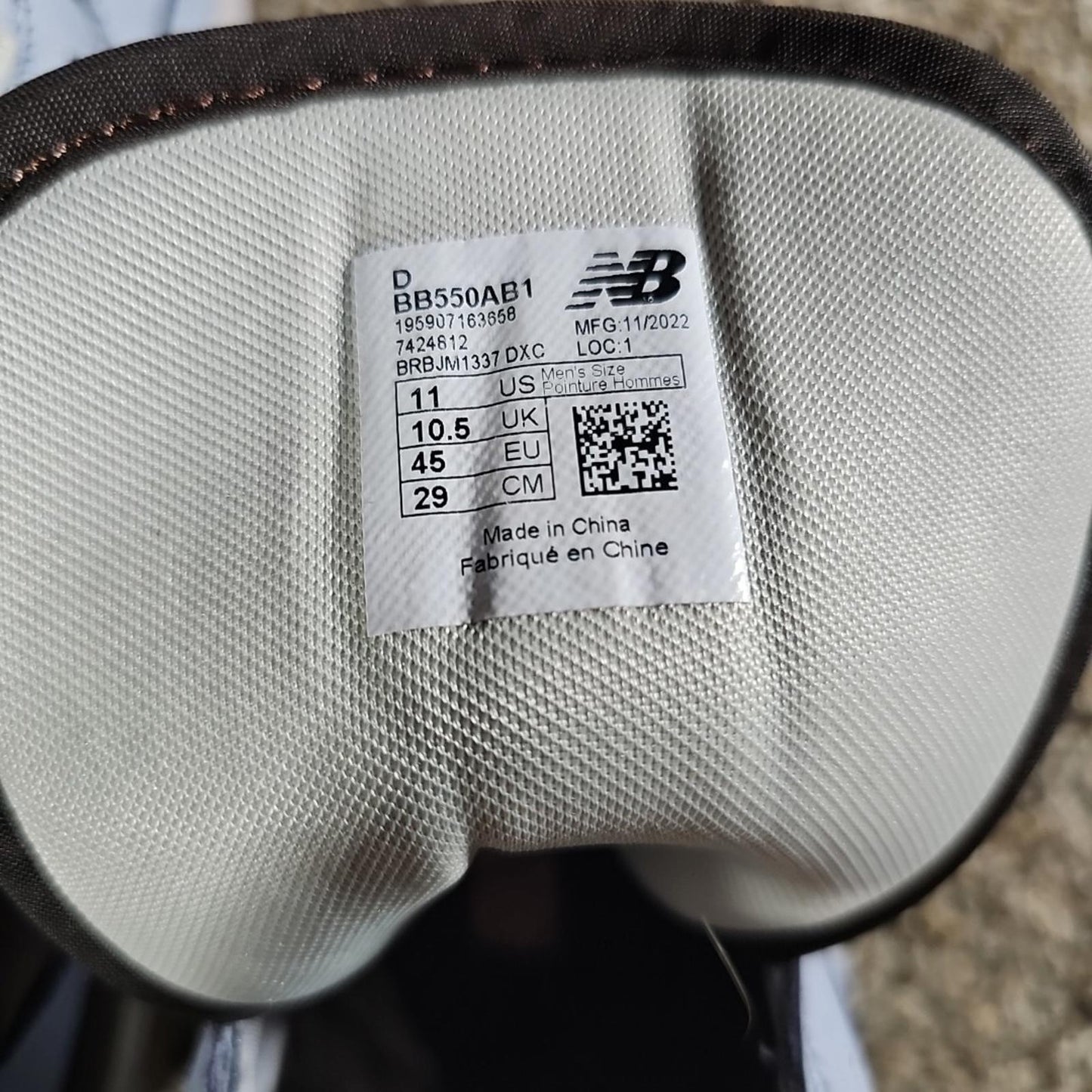 New Balance Aimé Leon dore New York 550 BB550AB1 Sz 11 UK10