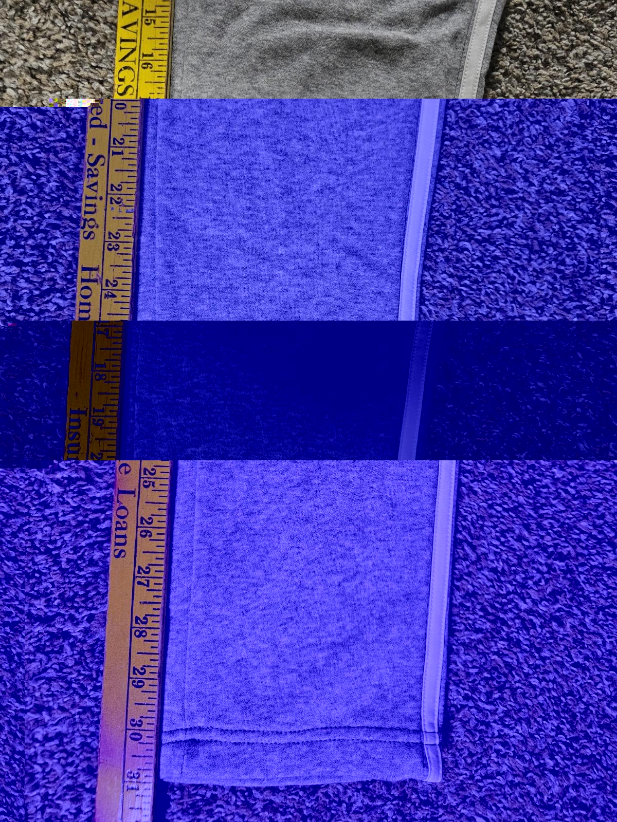 Adidas Womens Small Gray White Stripe Sweatpants Drawstring