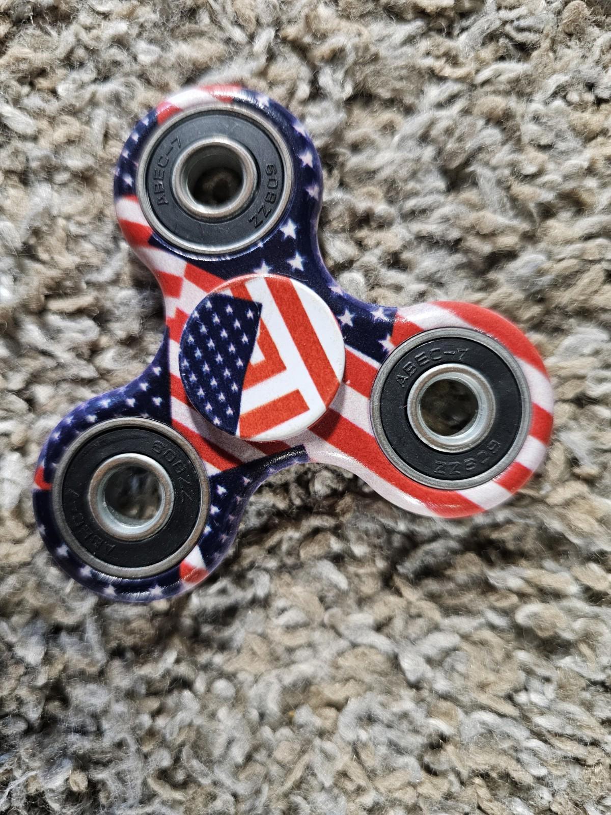 USA American Flag Fidget Spinner