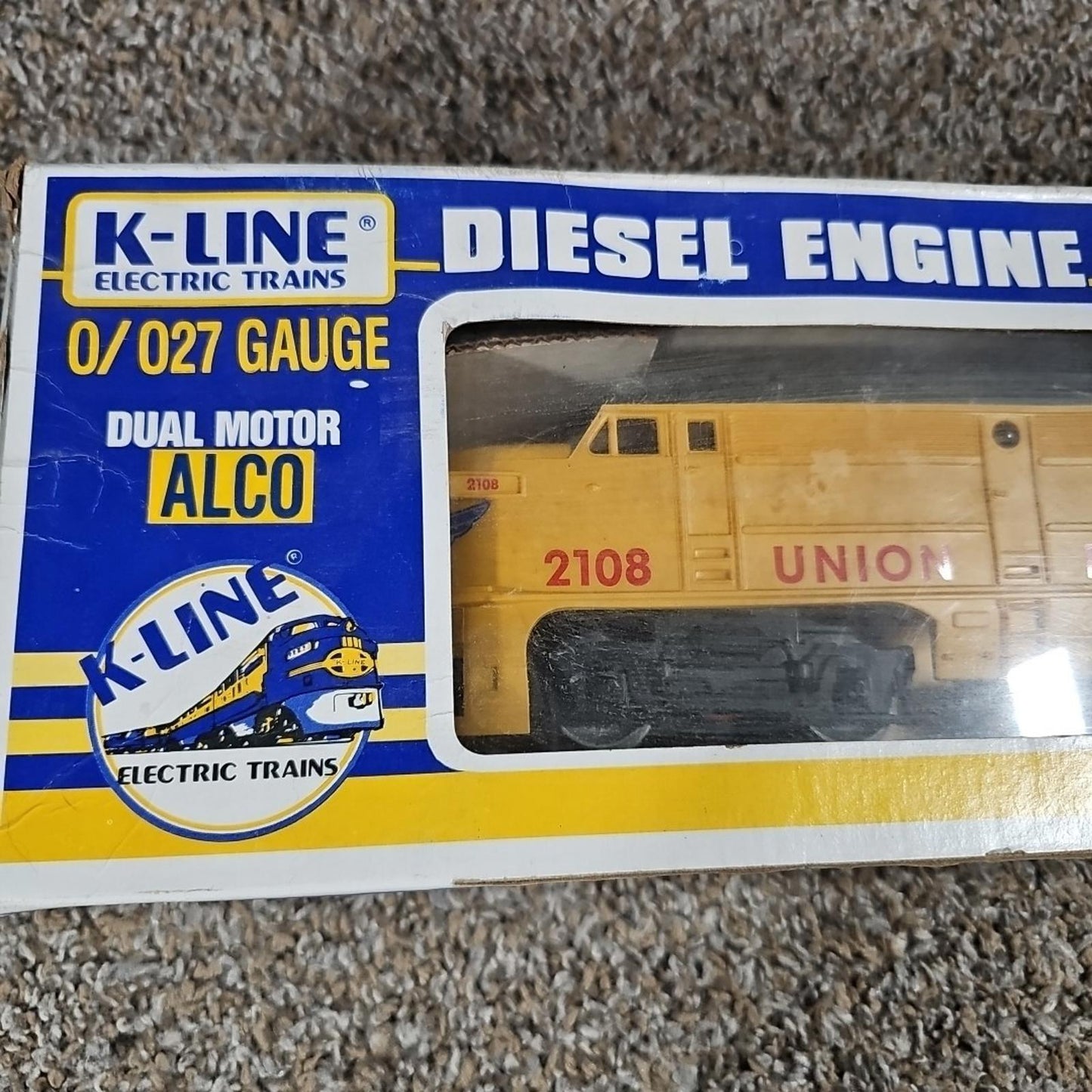 K-Line electric train Diesel Engine dual motor K2108 0/027 Gauge